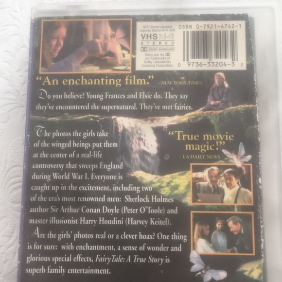 VTG 1997 VHS#332043 Video Tape. FAIRY TALE. A true story. - Picture 4 of 7
